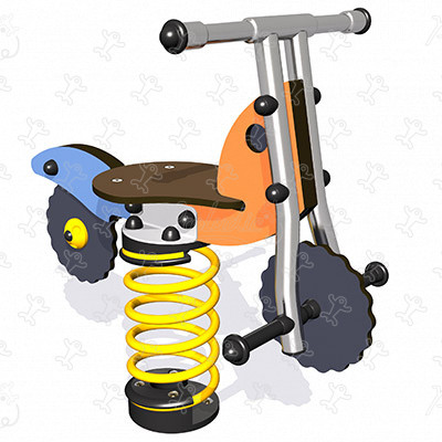 J835® detské ihriská dynamické herné zariadenia pružinové herné zariadenia obrázok 3d