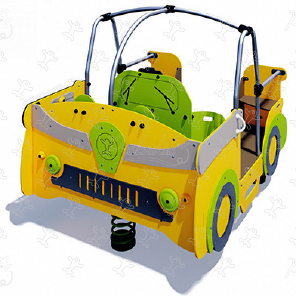 Džíp - inlkuzívny J952® detské ihriská dynamické herné zariadenia pružinové herné zariadenia obrázok 3d