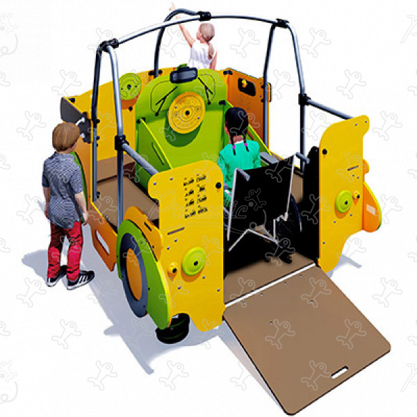 Džíp - inlkuzívny J952® detské ihriská dynamické herné zariadenia pružinové herné zariadenia obrázok 3d