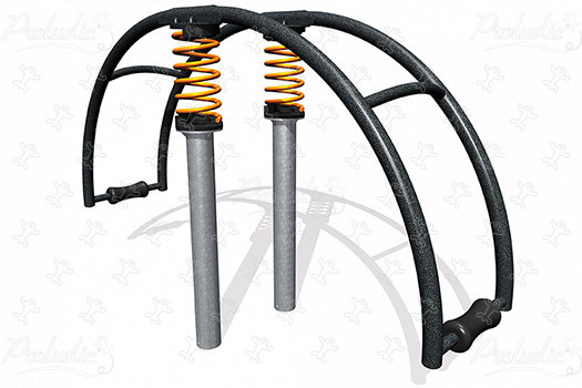 Duo Perch J986 detské ihriská dynamické herné zariadenia pružinové herné zariadenia obrázok 3d