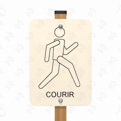 Informačná tabuľka JPS04 Šport a fitnes acti’fun drevená dráha pre zdravie obrázok 3d