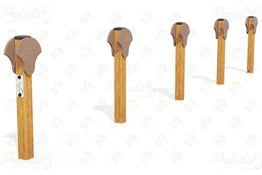 Preskoky senior JPS16-S Šport a fitnes acti’fun drevená dráha pre zdravie obrázok 3d