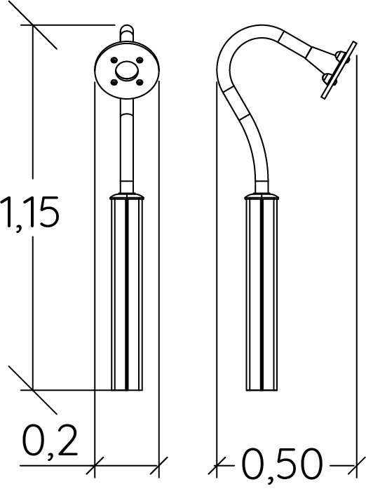 Tubofón J3410 detské ihriská senzorické a didaktické herné zariadenia herné panely & zvukové a hudobné herné prvky obrázok pohľad zboku